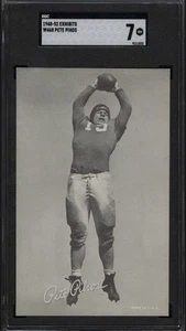 1948 W468 Exhibits Football PETE PIHOS Philadelphia Eagles SGC NM 7 - Picture 1 of 2