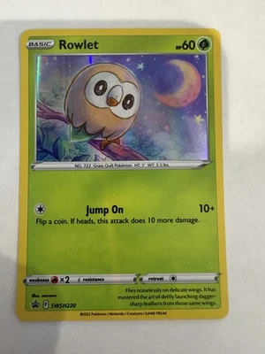 Rowlet - Promo SWSH: Sword & Shield Promo Cards SWSH220 NM - Image 1 of 2