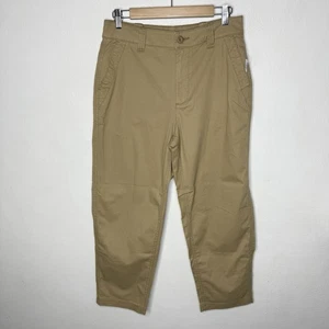 Old Navy OG High Rise Chino Pants Teakwood Women’s Medium Classic Neutral Cotton - Picture 1 of 10