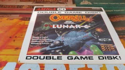 Overkill & Lunar-C Commodore Amiga CD 32 (CD-Rom, Manual, Case) works 32-bit - Bild 1 von 3