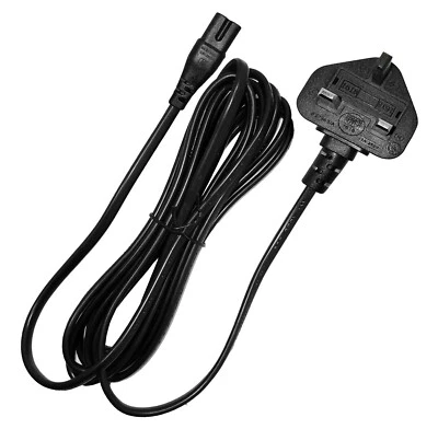 POWER CABLE LEAD FOR HP OFFICE JET PRINTERS- UK PLUG - Image 1 of 4