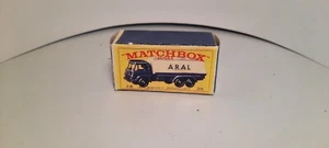 MATCHBOX  LESNEY ARAL PETROL TANKER BEDFORD Repro box only 25c  vintage car 1/64 - Picture 1 of 18