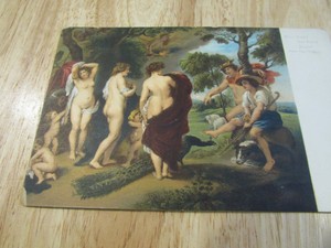 ANTIQUE 1900 POST CARD ART PETER PAUL RUBENS