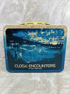 1977-1978 Vintage Metal Lunchbox No Thermos- Close Encounters of the 3rd Kind JS - Picture 1 of 14