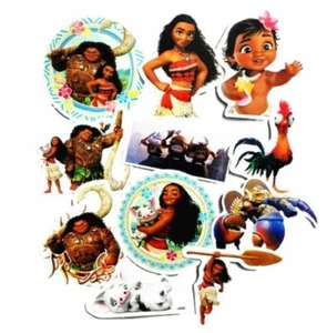 Disney's Moana Characters Lot of 11 Sticker Decals - Picture 1 of 1