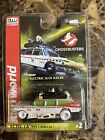 1/64 Aw Auto World White Lightning Ecto-1 ?59 Cadillac Ghostbusters White Tires