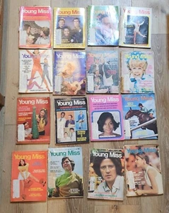 Young Miss Magazine Lot 1970s Lot Of 16 Dianna Ross Donny & Marie J. Denver VTG - Picture 1 of 10