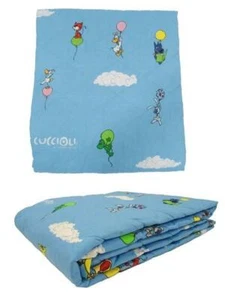 TRAPUNTINO COPERTA PIUMINO COPRILETTO "CUCCIOLI" 170 X 250 CM LETTO SINGOLO 100% - Imagen 1 de 1