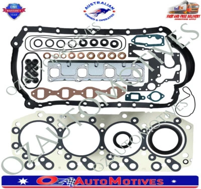 4JB1-T Diesel Engine Full Gasket Kit Fits  Holden Rodeo Jackaroo - Image 1 of 3