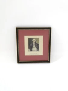 Antique Engraving Print Portrait William Shenstone Framed Etching 9.75” X 9.25” - Picture 1 of 6