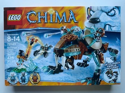 LEGO Chima 70143 Sir Fangar's Saber-Tooth Walker Building Toy- New Sealed Box - Image 1 of 4
