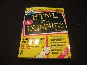 IDG Books HTML For Dummies 2nd Edition Ready To Use Templates Included New - Imagen 1 de 4