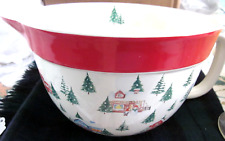 The Bake Shop by Masterclass Large Christmas Mixing Bowl