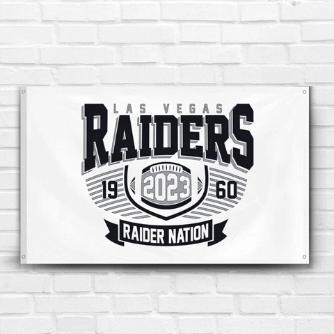 Las Vegas Raiders 3x5 ft Flag NFL Football Champions Banner Gift Wall Decor Cover
