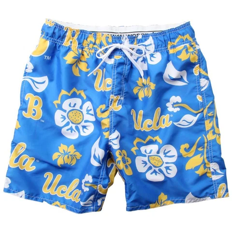 Men's UCLA Bruins Swim Trunks Floral Swim Shorts Cover