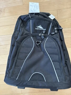 NEW High Sierra Freewheel Wheeled Laptop Backpack, Black, One Size - Image 1 of 3