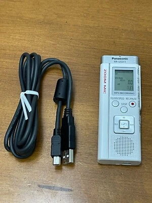 Panasonic RR-US511 MP3 Digital Micro Zoom MIC IC 70 Hours Recorder - Image 1 of 4