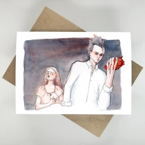 You Stole My Heart - Anniversary & Valentine's Day Greeting Card - Original Art - Picture 1 of 3