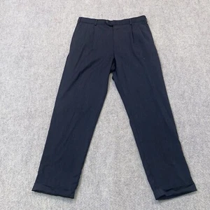 Kirkland Signature Dress Pants Slacks Dark Grey Men Size 36 X 34 / 36W X 34L - Picture 1 of 6