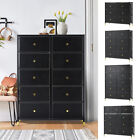 Black Drawer Bedroom Bedside Table Nightstand LivingRoom Side Cabinet MetalFrame