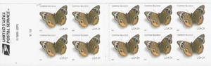US Common Buckeye Butterfly 24c Pane of 10 Stamps Scott #BK301 FOLDED - Picture 1 of 1