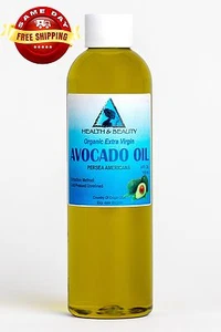 AVOCADO OIL EXTRA VIRGIN ORGANIC UNREFINED COLD PRESSED RAW NATURAL PURE 4 OZ - Picture 1 of 12
