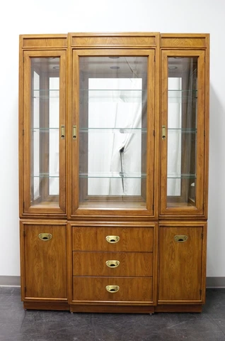 DREXEL HERITAGE Passage Campaign Style China Cabinet Cover