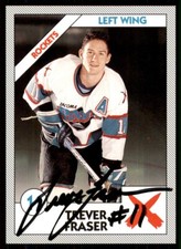1993-94 Tacoma Rockets WHL Trever Fraser IP Signed Auto Tacoma Rockets #11