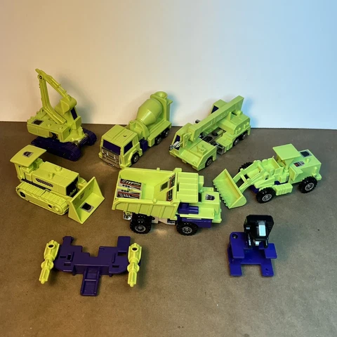 Transformers G1 1985 Constructicons Devastator Lot Cover