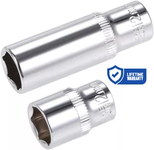 Socket 1/4, 3/8 & 1/2" Drives, Shallow Deep 6 PT Socket & Bit Sockets - Picture 1 of 5