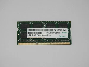 4GB Apacer DDR3 1333 MHz Notebook RAM 10600S Memoria di lavoro  - Foto 1 di 1