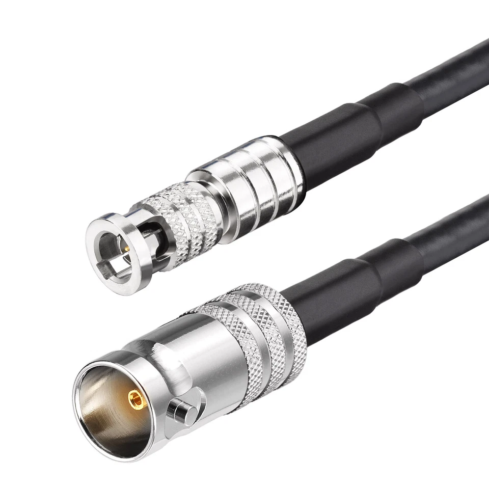 Micro HD BNC Male to BNC Female Belden 1855A HD-SDI/3G/6G Video Cable 10cm~25ft - Image 1 of 4