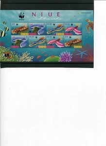 1999 WWF NIUE Nudibranchs of Niue PROBEN M/S POSTFRISCH SELTEN. - Bild 1 von 1
