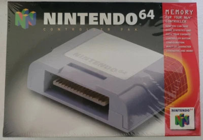 64 Memory Pak OEM (Nintendo 64 SYS, Memory Save Pak) Brand New, Factory Sealed! - Image 1 of 4