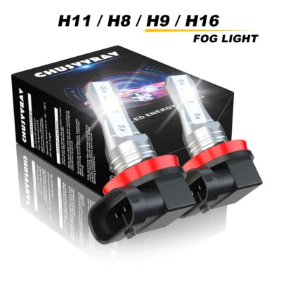 For Lincoln Navigator 2007-2015 2016 2017 H8 H11 H16 LED Fog Driving Light Bulbs - Image 1 of 4