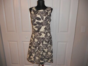 NEU MIT ETIKETT J CREW POLYNESISCHES BLUMENKLEID IN SCHWARZ MULTI GRÖSSE 4 - Bild 1 von 10