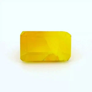 Rara pietra preziosa sfusa gialla Smithsonite naturale 2,52 carati 8x5 mm - Foto 1 di 5