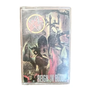 SLAYER – Reign In Blood Cassette Tape 1986 Def Jam M5G 24131 US FREE POSTAGE AUS - Picture 1 of 3