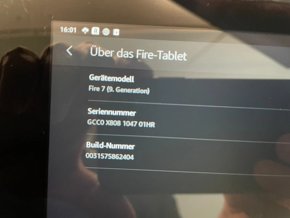 Amazon Fire 7 (9. Generation) 16GB, WLAN, 17,78 cm (7 Zoll) - Schwarz  - Bild 1 von 4