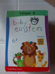 Baby Einstein Vol. 2 DVD Set 6 Van Gogh Galileo Shakespeare Newton Language & #s - Picture 1 of 6