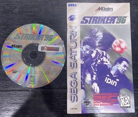 Striker 96 - Sega Saturn - Disc and Manual