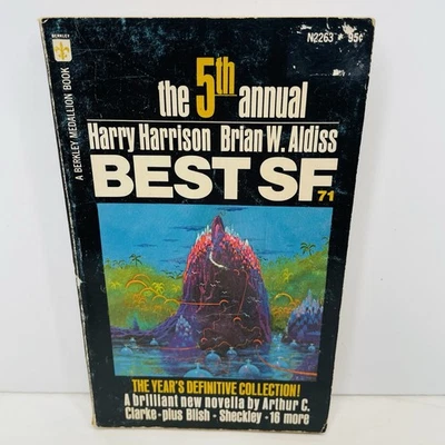Best SF 5th Annual Brian Aldiss Science Fiction Paperback Book 1971 Malzberg - Image 1 of 4