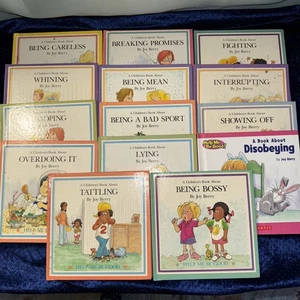 Joy Berry Help Me Be Good Books Vintage Lot 14 HC Homeschool Behavior Manners - Picture 1 of 1