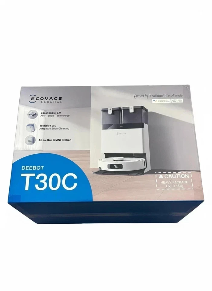 ECOVACS DEEBOT T30C Omni Saugroboter mit Wischfunktion; 20.000 Pa; App-Steuerung