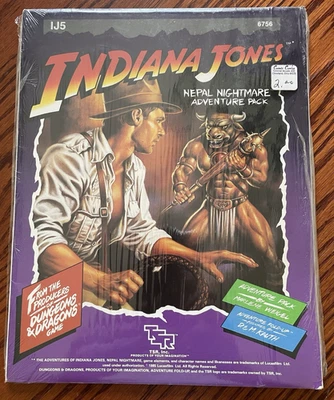 TSR Adventures of Indiana Jones Nepal Nightmare Adventure Pack IJ5 6756 - Sellado Foto 1 de 2