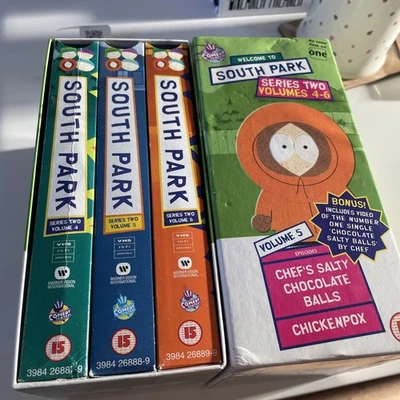 South Park: Series 2 - Volumes 4-6 vhs  - Image 1 of 3
