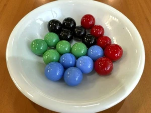 Stay Alive Brettspiel 1971 NUR Milton Bradley Murmeln grün rot blau schwarz - Bild 1 von 1