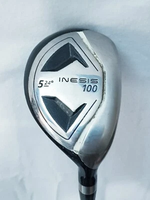 Inesis 100 Hybrid No5 24° Golf Club Graphite Stiff Shaft Mens R/Hand VGC  - Image 1 of 4