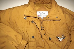 TRIPLE F.A.T. DUCK DOWN FULL ZIP PUFFER JACKET MENS MEDIUM FITTED V963 - Imagen 1 de 4