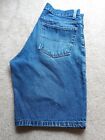 Faded Glory Mens Size 32 All Cotton Denim Jean Shorts, 32" Waist Used